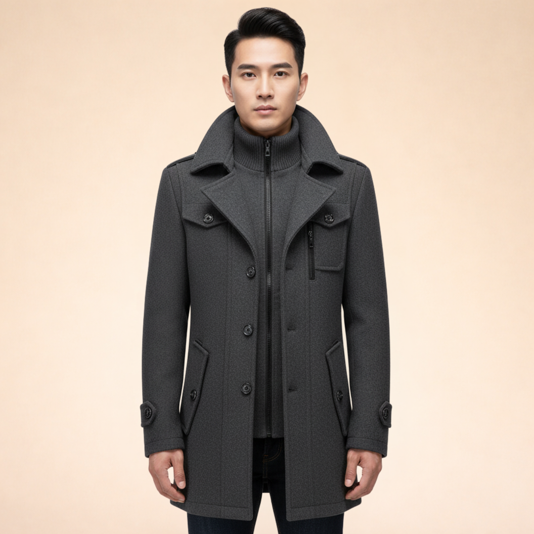 John | Stylish Men's Winter Coat-Metro Lane Plaza