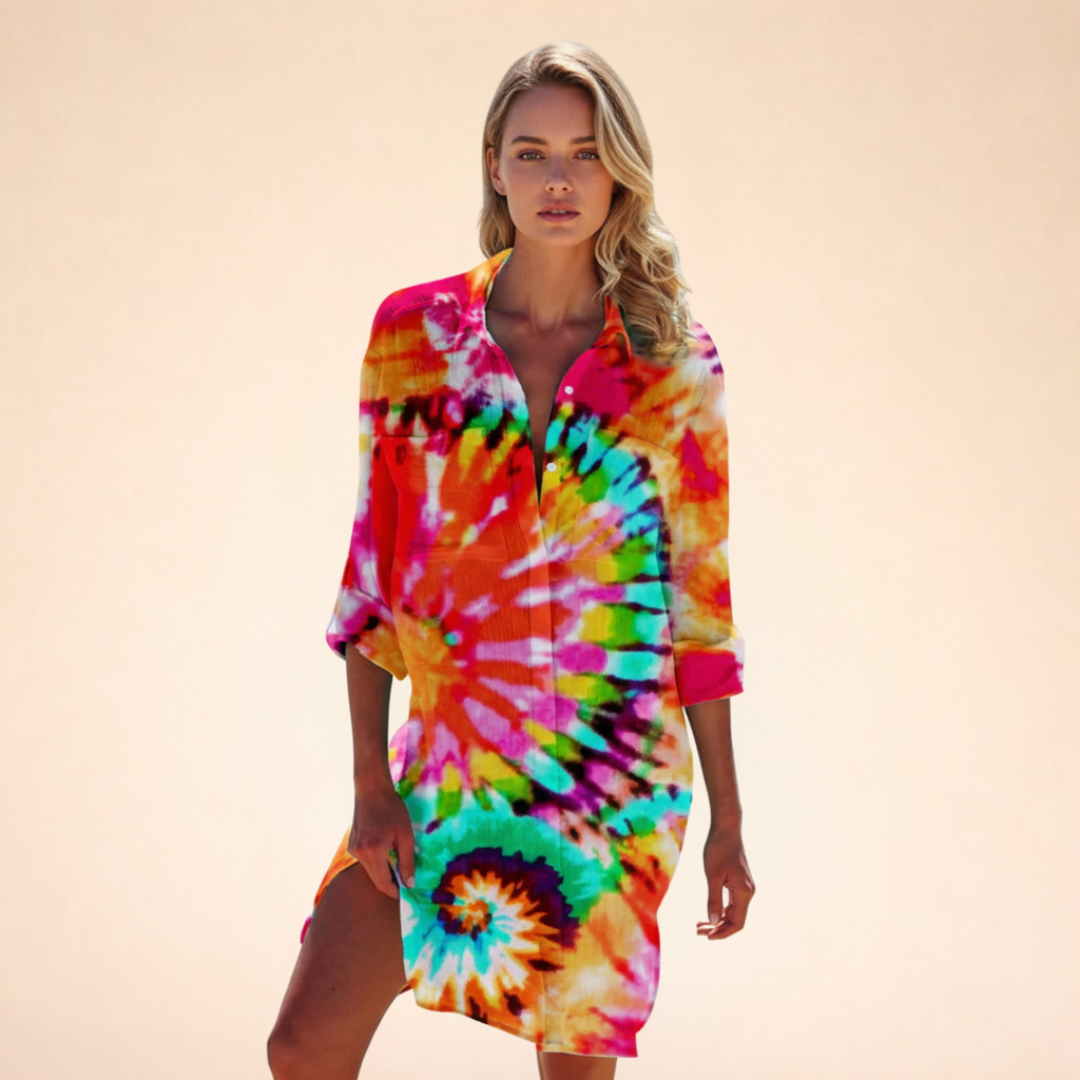 Mollie | Women's Stylish Summer Shirt Dress-Metro Lane Plaza