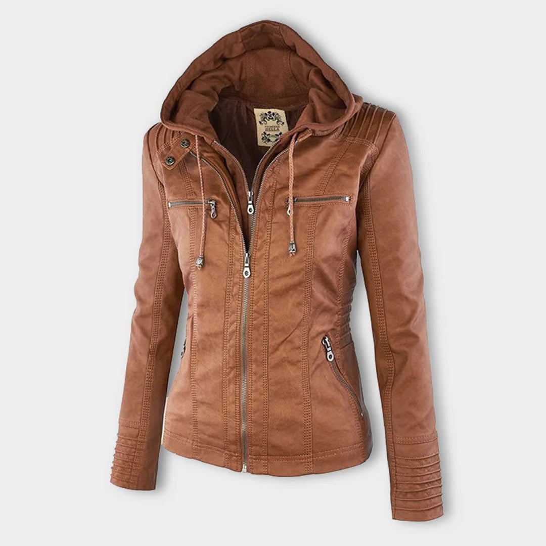 Stylische ultimative Damenlederjacke