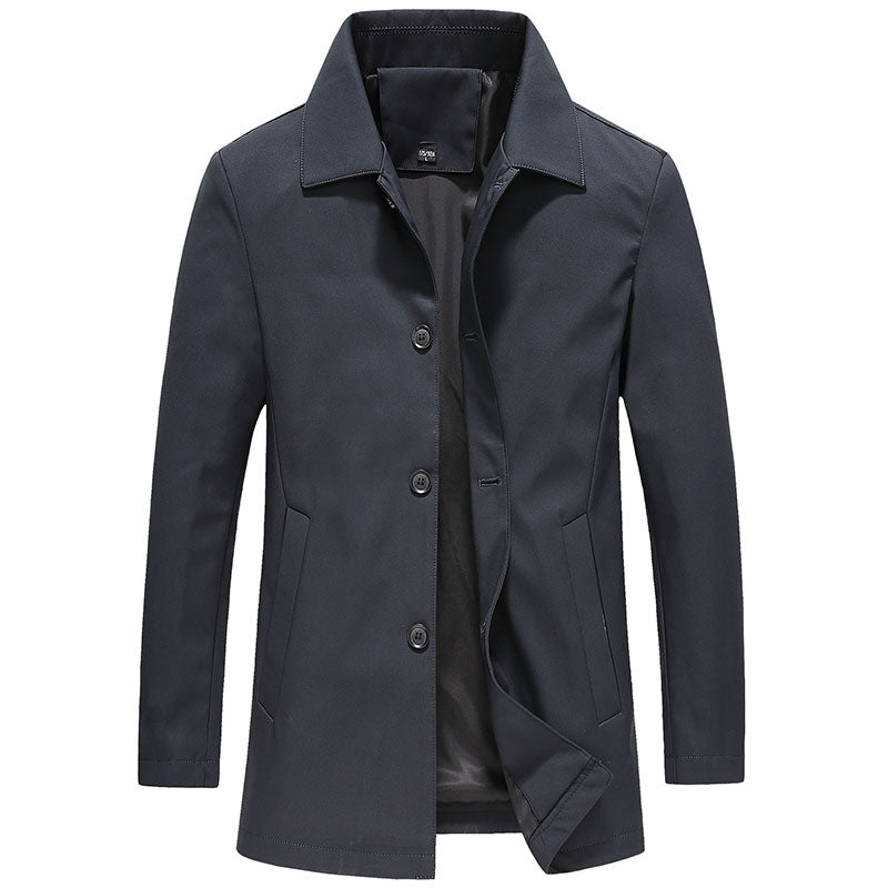 Veste pour homme à col chemise et fermeture boutonnée