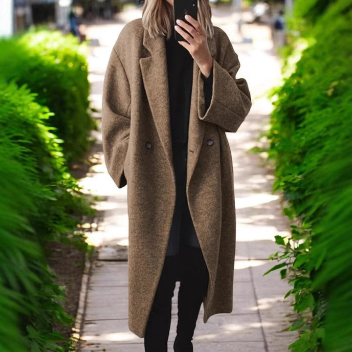 Sara | Women's Elegant Oversized Wool Coat for Comfort-Metro Lane Plaza