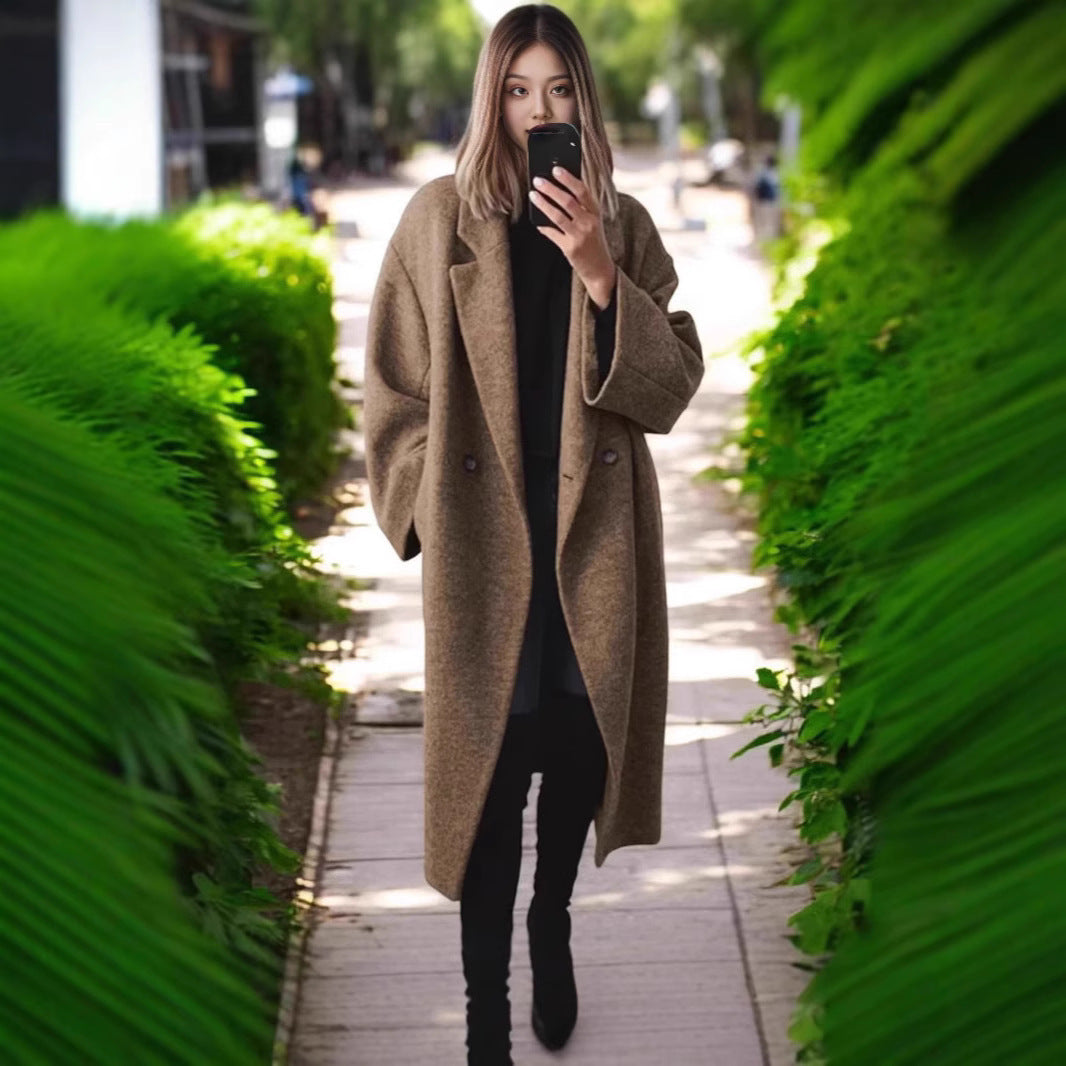 Sara | Women's Elegant Oversized Wool Coat for Comfort-Metro Lane Plaza