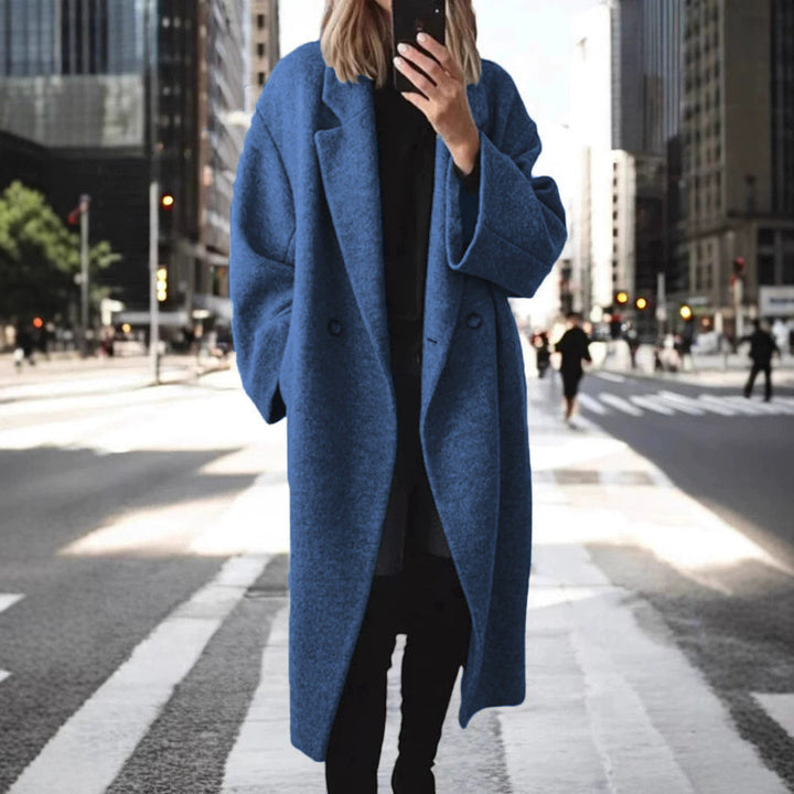 Sara | Women's Elegant Oversized Wool Coat for Comfort-Metro Lane Plaza