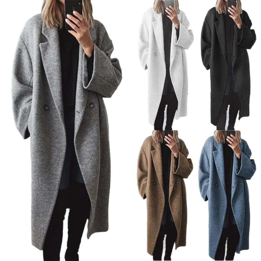 Sara | Women's Elegant Oversized Wool Coat for Comfort-Metro Lane Plaza
