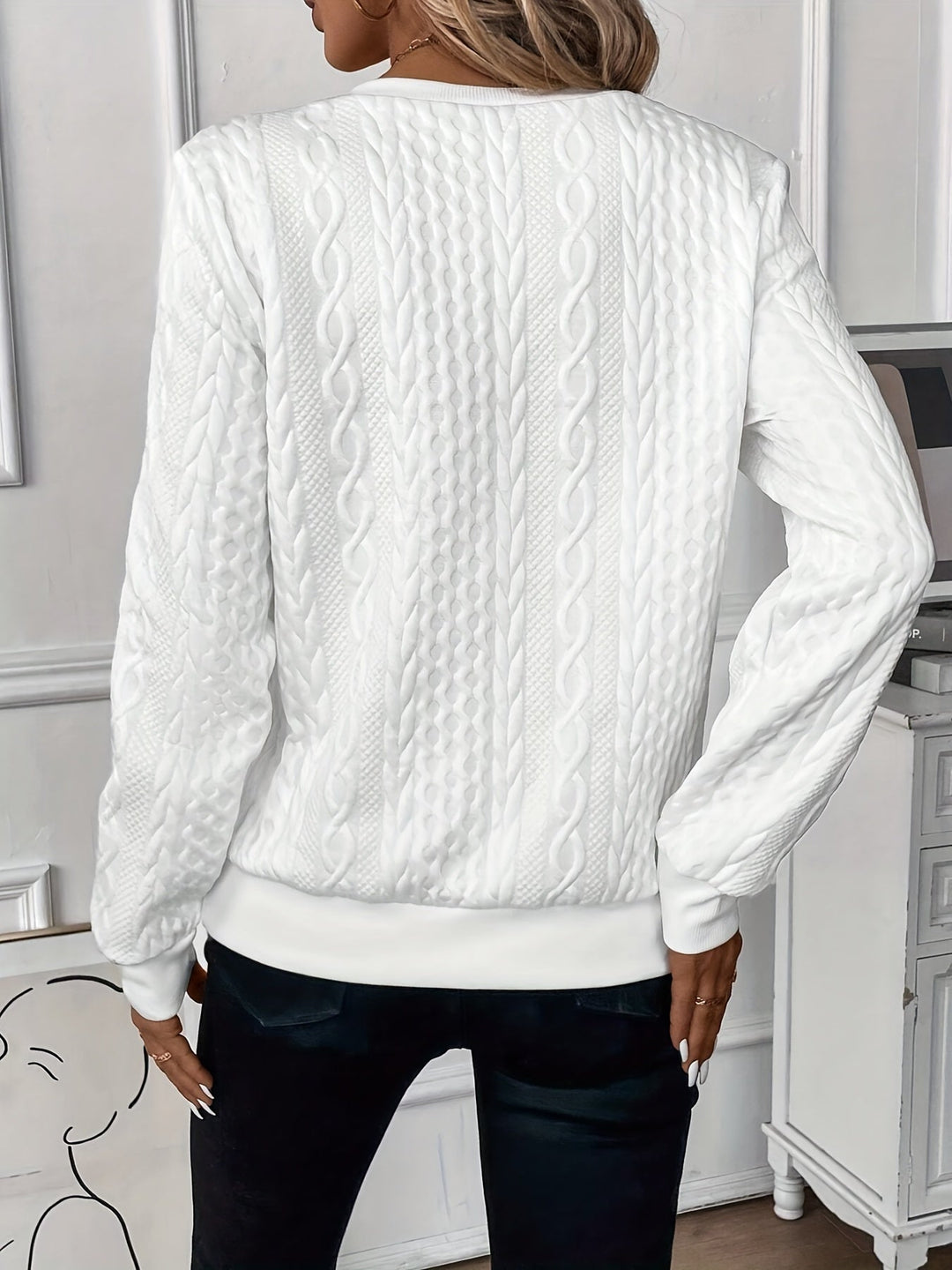 Laila | Women's Knitted Sweater with Zipper and Timeless Style-Metro Lane Plaza