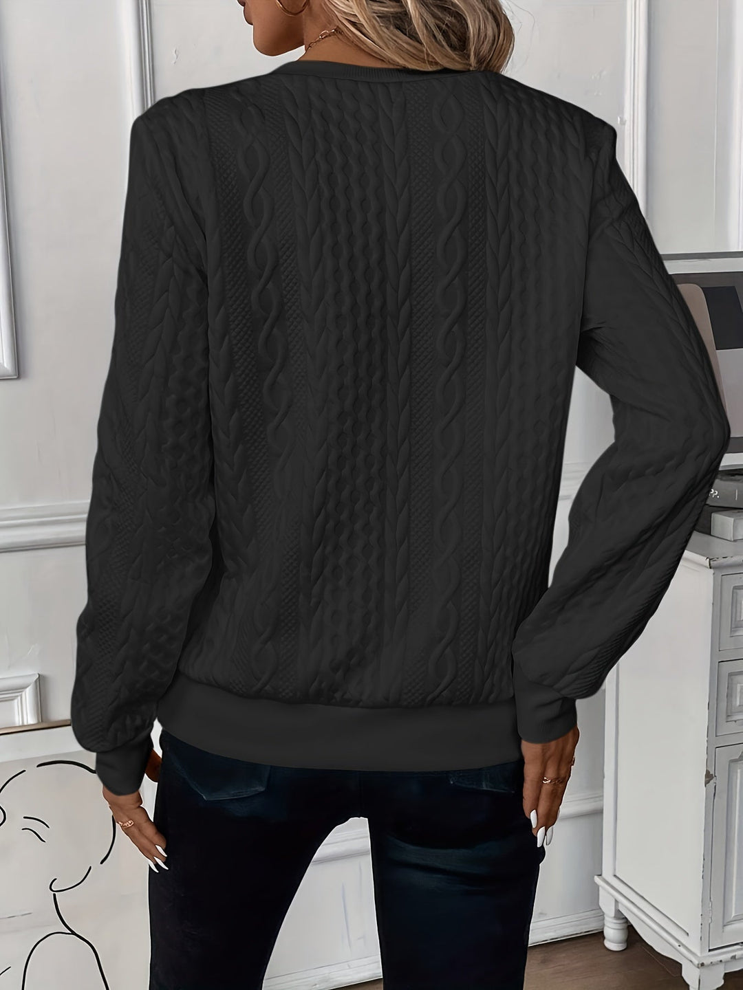 Laila | Women's Knitted Sweater with Zipper and Timeless Style-Metro Lane Plaza