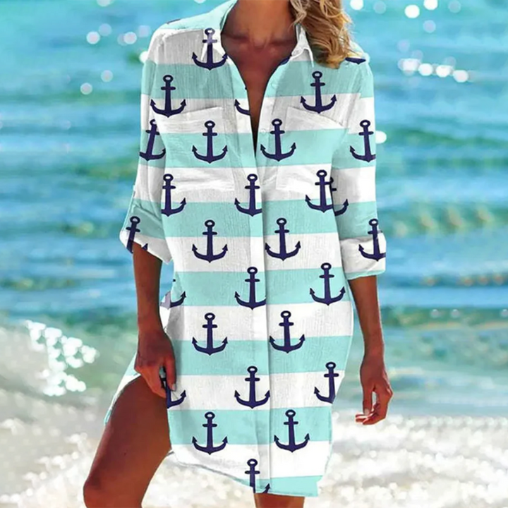 Freya | Women's Colorful and Breezy Summer Shirt-Metro Lane Plaza
