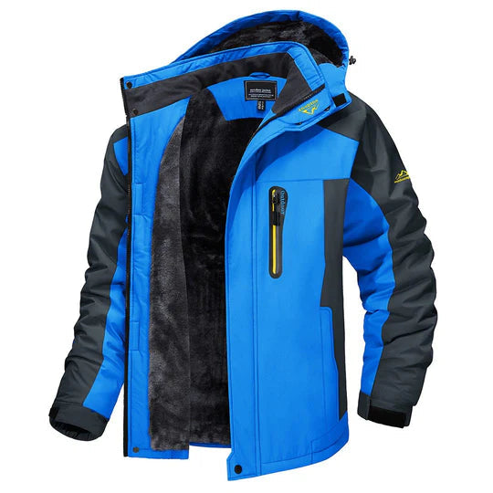 Liam | Men's Cozy Winter Bomber Jacket-Metro Lane Plaza