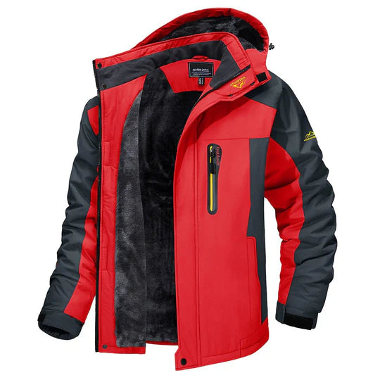 Liam | Men's Cozy Winter Bomber Jacket-Metro Lane Plaza
