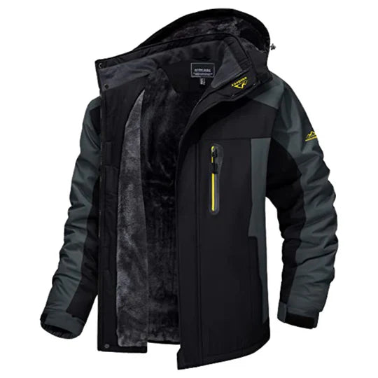 Liam | Men's Cozy Winter Bomber Jacket-Metro Lane Plaza