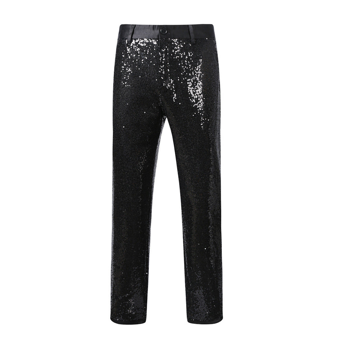 Liam | Stylish and Comfortable Sequin Trousers for Men-Metro Lane Plaza