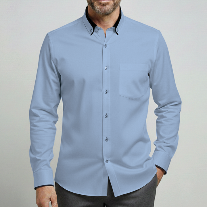 Aiden | Men's Stretch Fit Casual Shirt-Metro Lane Plaza
