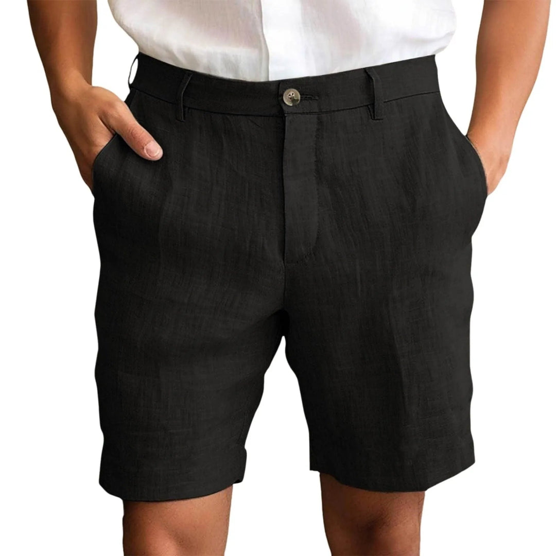 Arven | Men's Breathable Linen Summer Shorts-Metro Lane Plaza