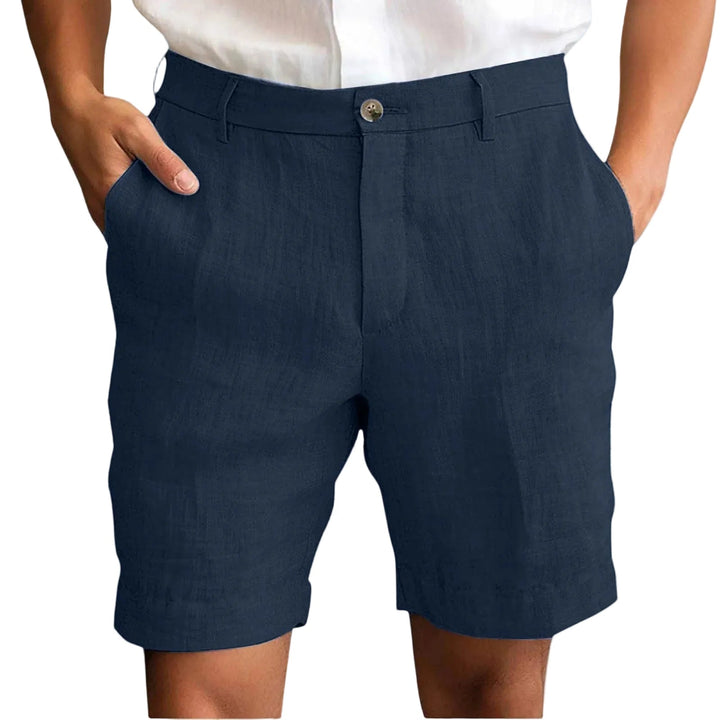 Arven | Men's Breathable Linen Summer Shorts-Metro Lane Plaza