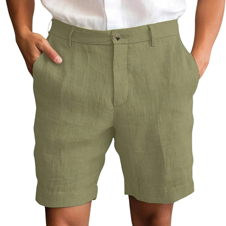 Arven | Men's Breathable Linen Summer Shorts-Metro Lane Plaza