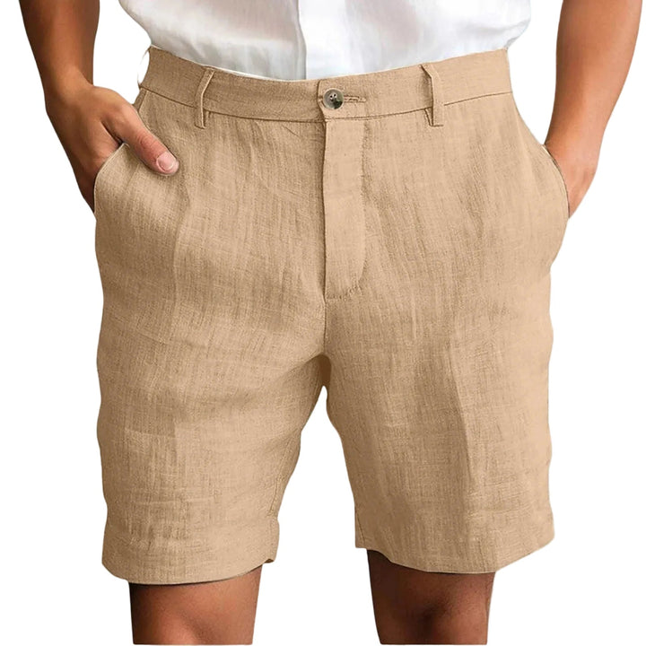 Arven | Men's Breathable Linen Summer Shorts-Metro Lane Plaza