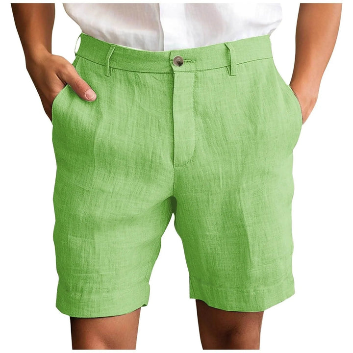 Arven | Men's Breathable Linen Summer Shorts-Metro Lane Plaza