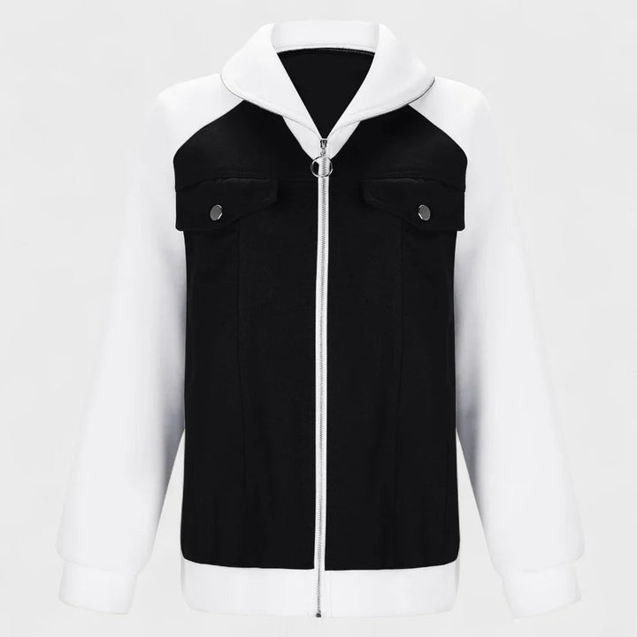 Rose | Women's Cozy Denim Sherpa Jacket-Metro Lane Plaza