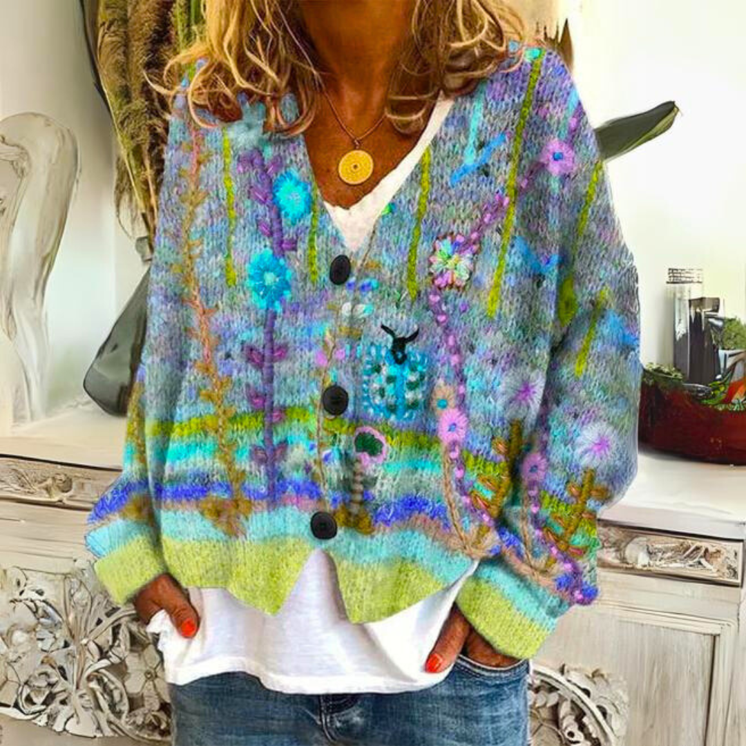 Marie | Women's Chic Cozy Timeless Cardigan-Metro Lane Plaza