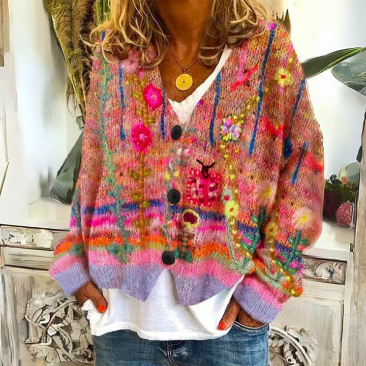 Marie | Women's Chic Cozy Timeless Cardigan-Metro Lane Plaza