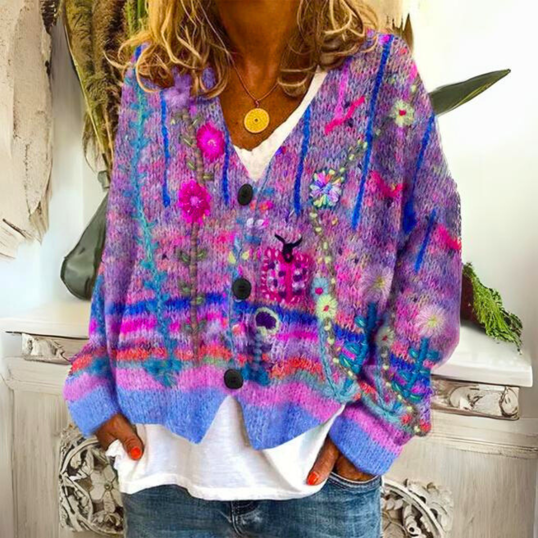 Marie | Women's Chic Cozy Timeless Cardigan-Metro Lane Plaza
