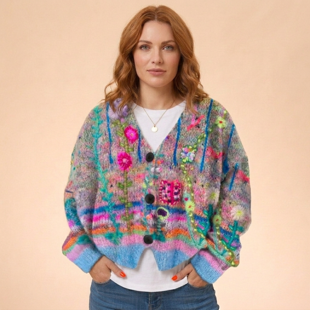 Marie | Women's Chic Cozy Timeless Cardigan-Metro Lane Plaza