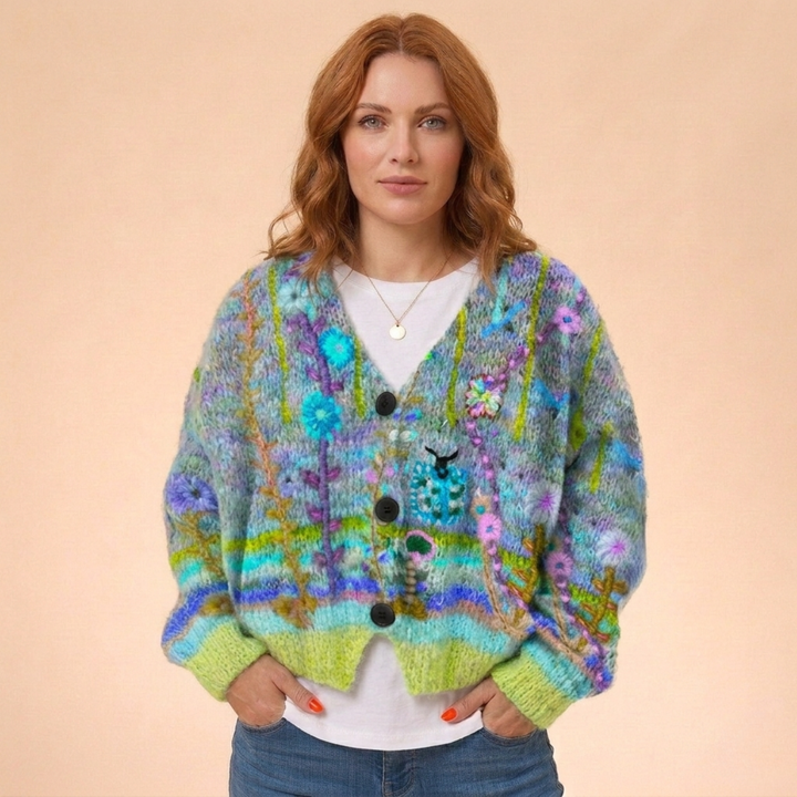 Marie | Women's Chic Cozy Timeless Cardigan-Metro Lane Plaza