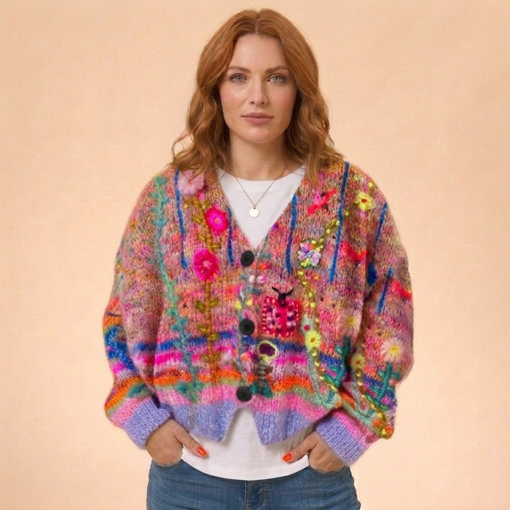 Marie | Women's Chic Cozy Timeless Cardigan-Metro Lane Plaza