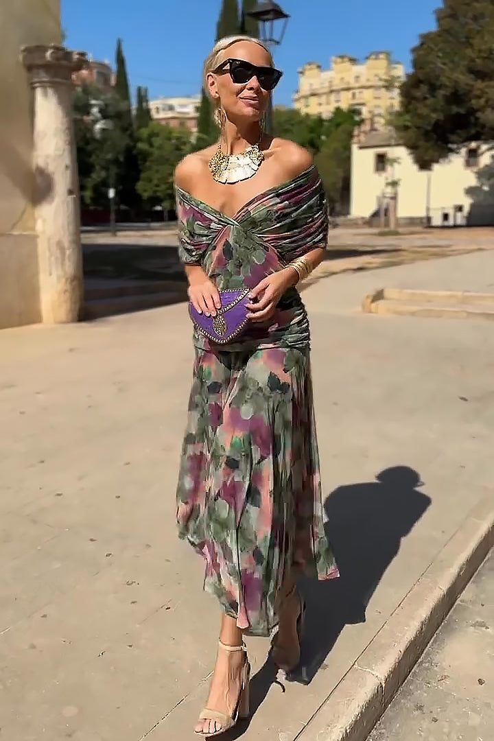 Cerys | Women's Elegant Plus Size Maxi Dress for Formal Events-Metro Lane Plaza