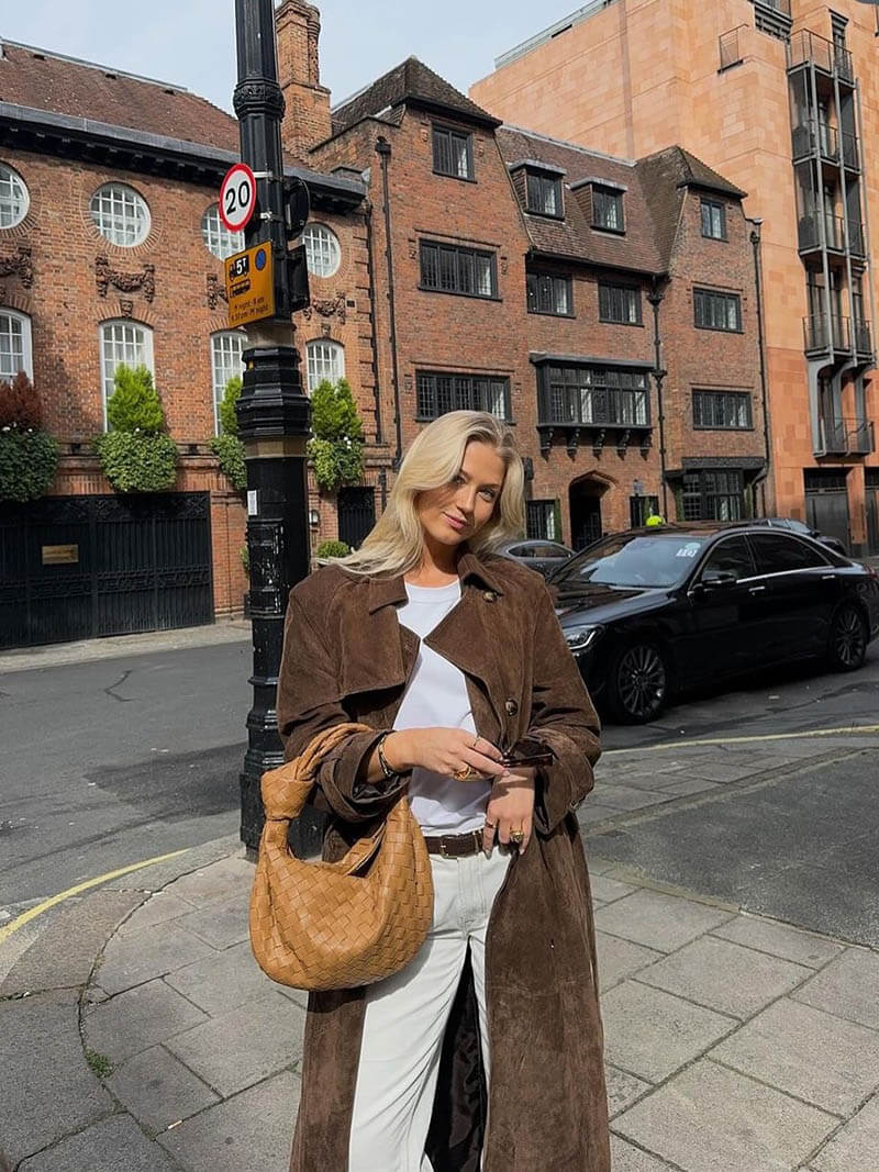 Livia | Women's Elegant Warm Stylish Trench Coat-Metro Lane Plaza