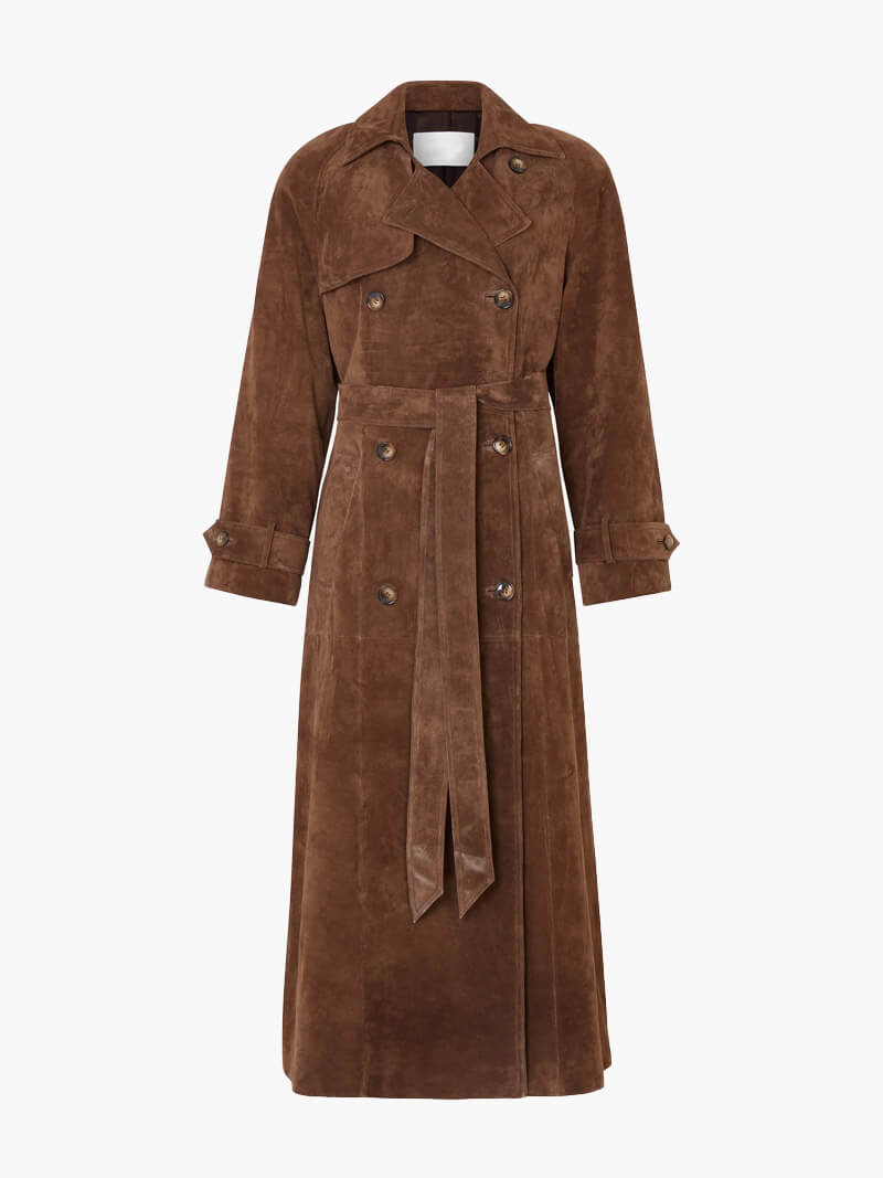 Livia | Women's Elegant Warm Stylish Trench Coat-Metro Lane Plaza
