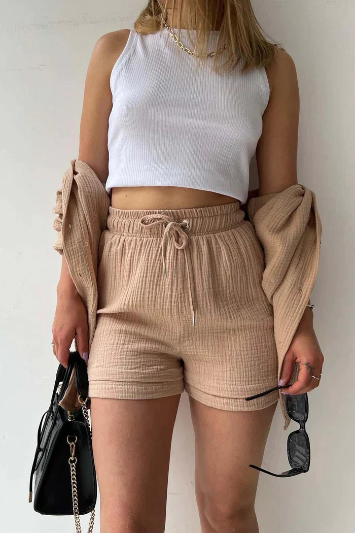 Evelyn | Women's Summer Lounge Set-Metro Lane Plaza