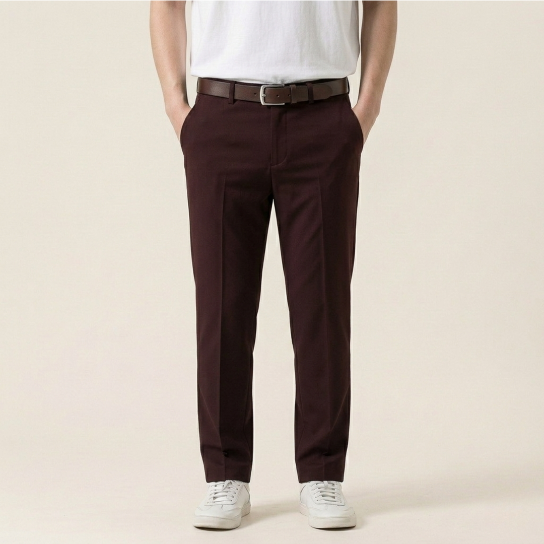 Lorenzo | Men's Stylish Comfortable Stretch Pants-Metro Lane Plaza