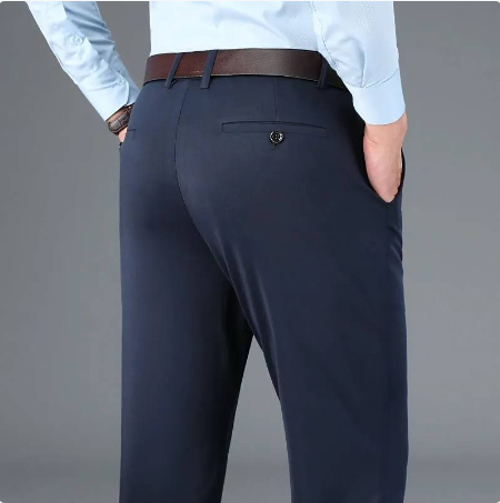 Lorenzo | Men's Stylish Comfortable Stretch Pants-Metro Lane Plaza