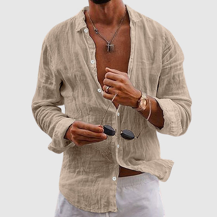 Kayden | Men's Lightweight Resort Shirt-Metro Lane Plaza