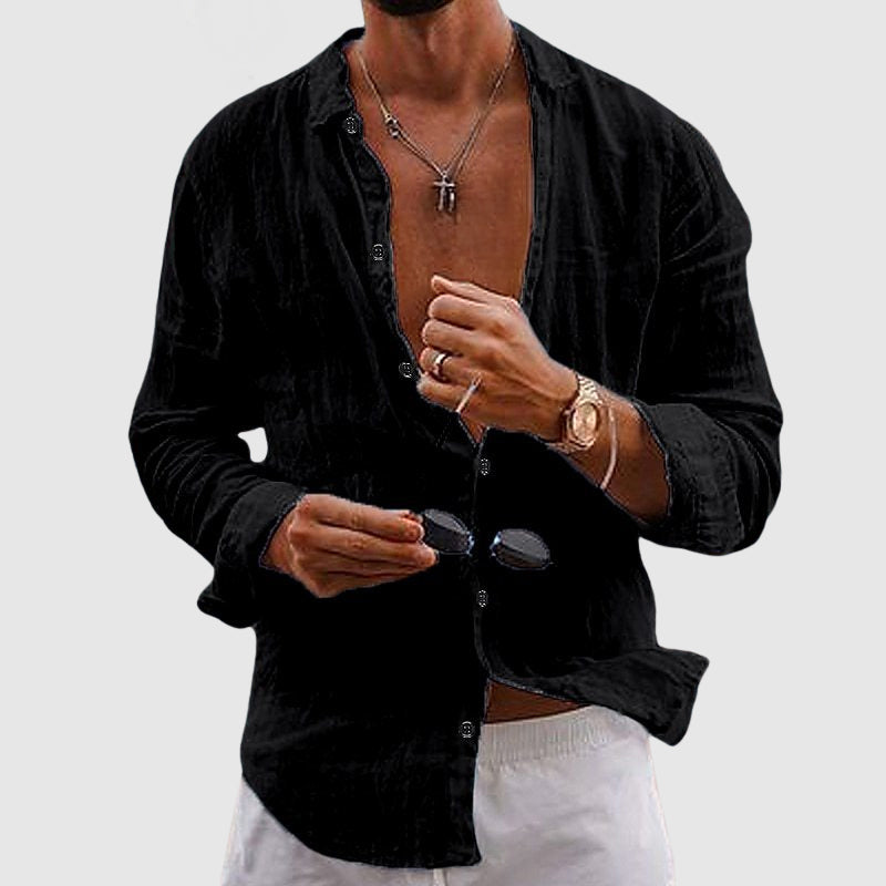 Kayden | Men's Lightweight Resort Shirt-Metro Lane Plaza