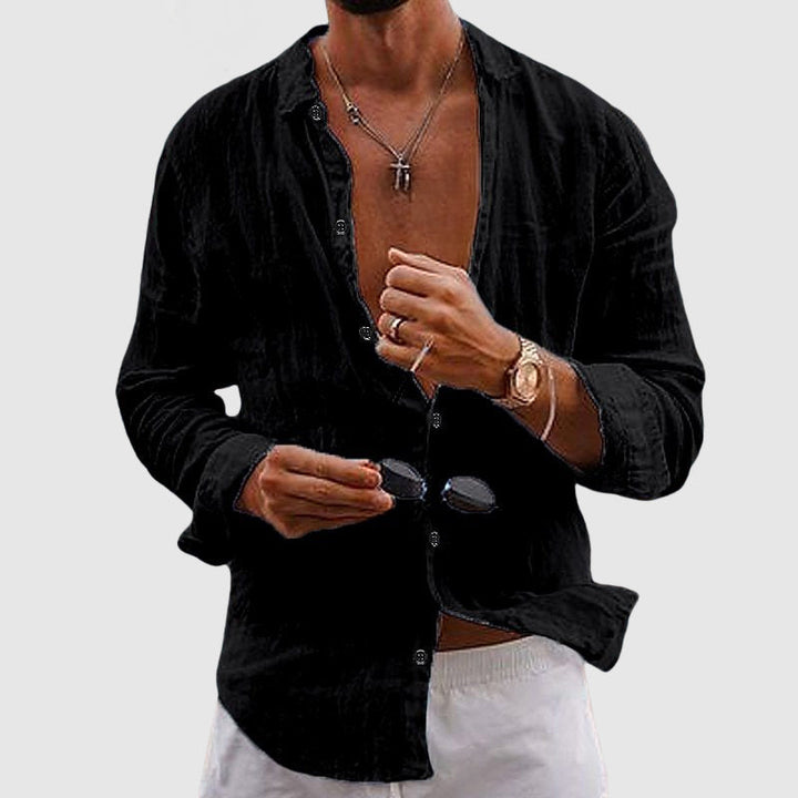 Kayden | Men's Lightweight Resort Shirt-Metro Lane Plaza