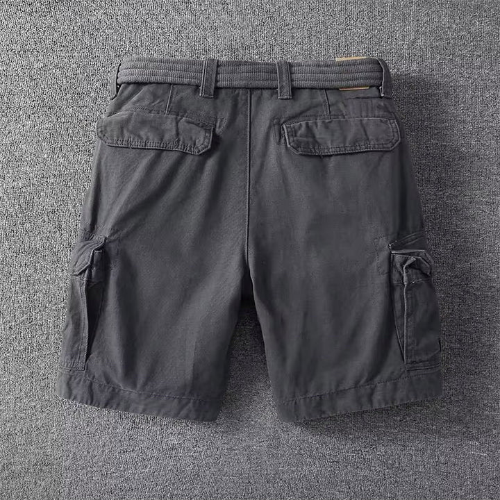 Men's Utility Cargo Shorts with Classic Design and Pockets-Metro Lane Plaza