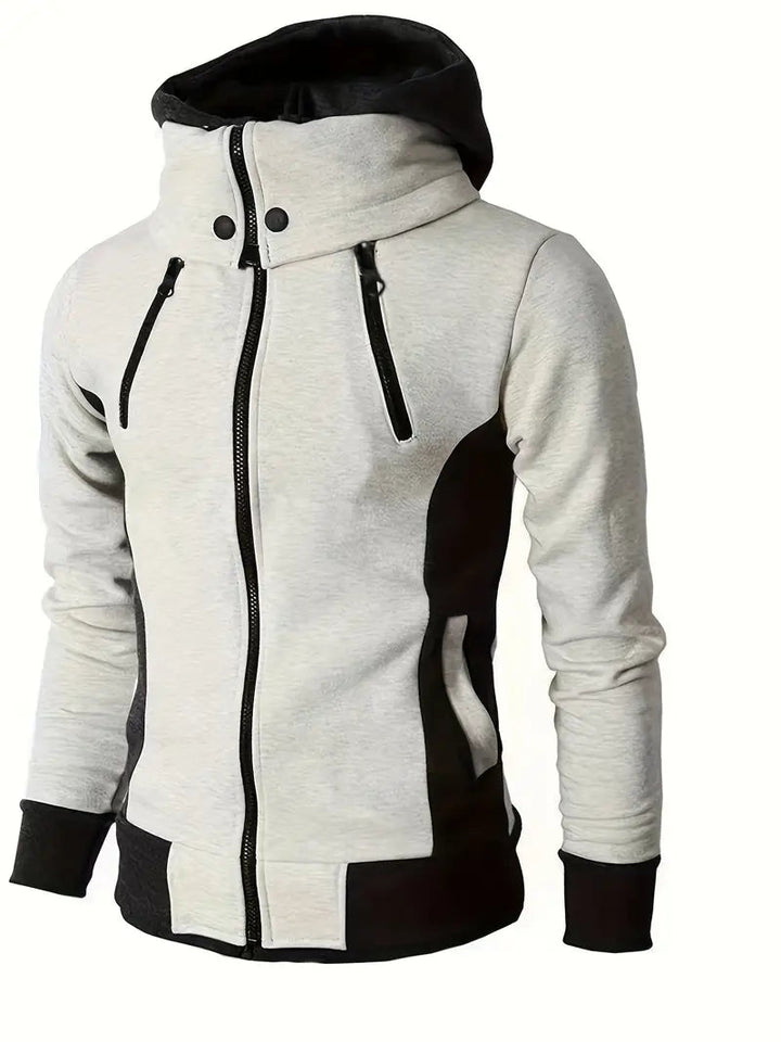 Jasper | Men's Everyday Urban Long Sleeve Hoodie-Metro Lane Plaza