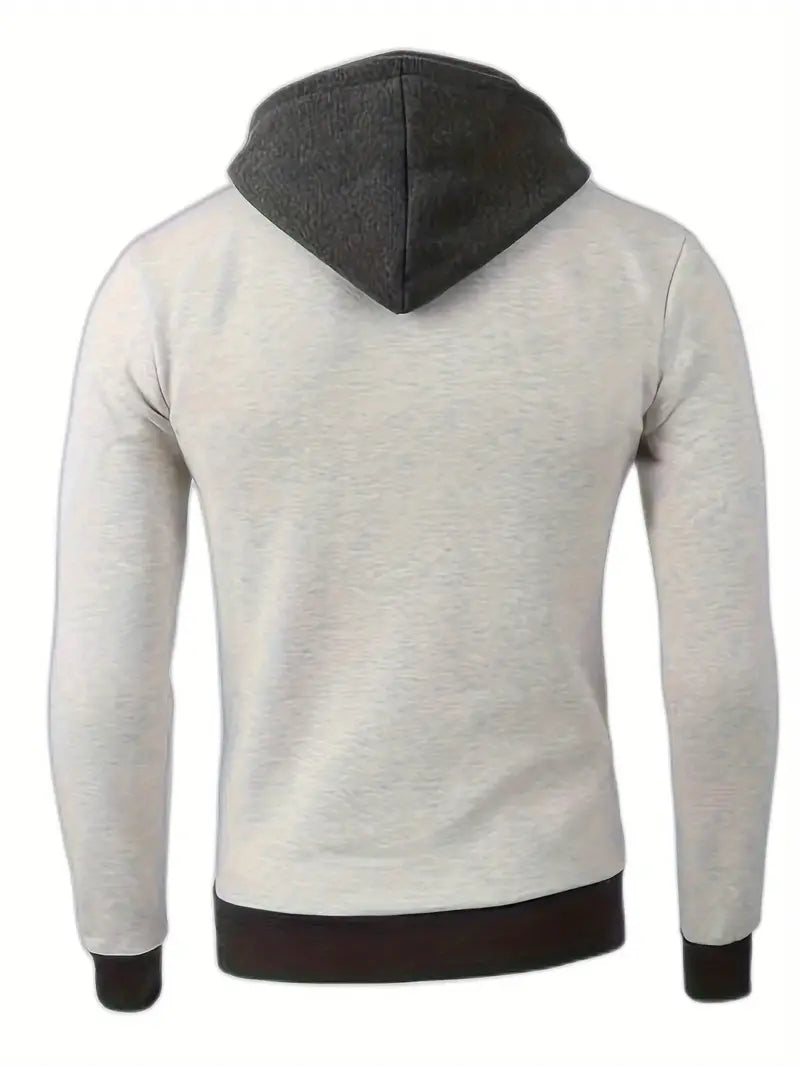 Jasper | Men's Everyday Urban Long Sleeve Hoodie-Metro Lane Plaza