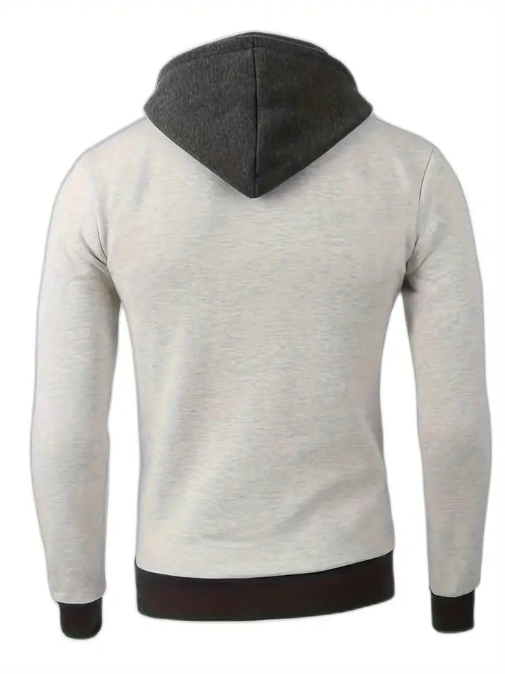 Jasper | Men's Everyday Urban Long Sleeve Hoodie-Metro Lane Plaza