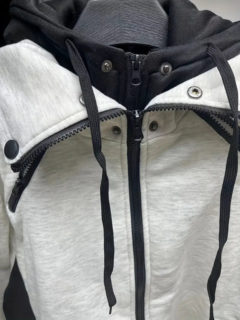 Jasper | Men's Everyday Urban Long Sleeve Hoodie-Metro Lane Plaza