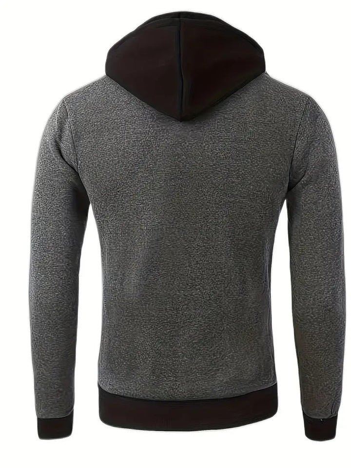 Jasper | Men's Everyday Urban Long Sleeve Hoodie-Metro Lane Plaza