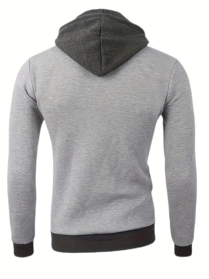 Jasper | Men's Everyday Urban Long Sleeve Hoodie-Metro Lane Plaza