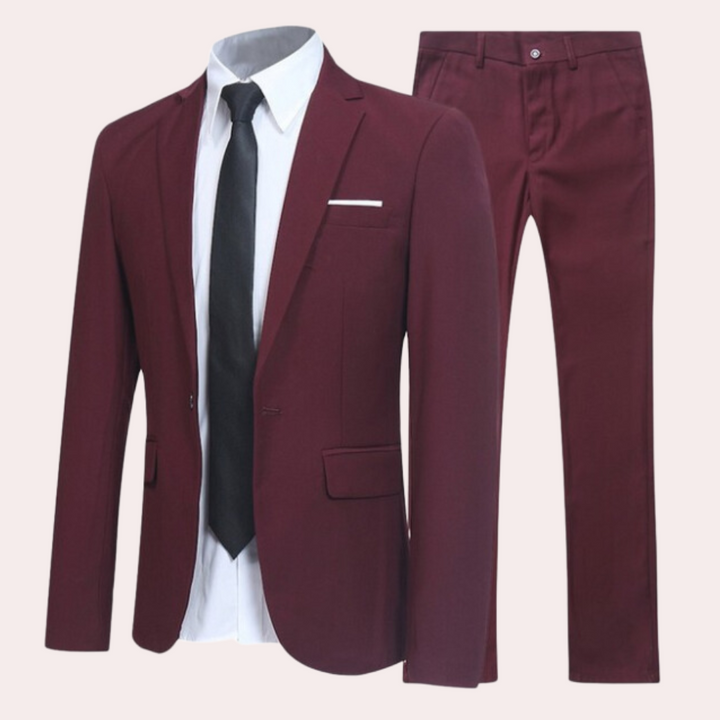 Men's Lightweight Stylish Summer Suit-Metro Lane Plaza