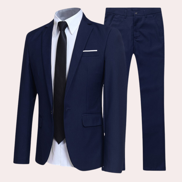 Men's Lightweight Stylish Summer Suit-Metro Lane Plaza