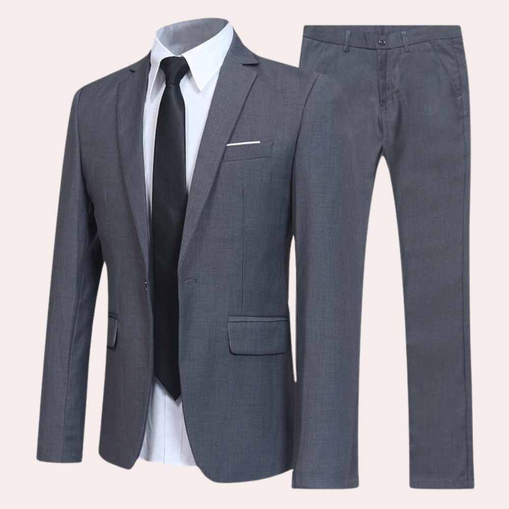 Men's Lightweight Stylish Summer Suit-Metro Lane Plaza
