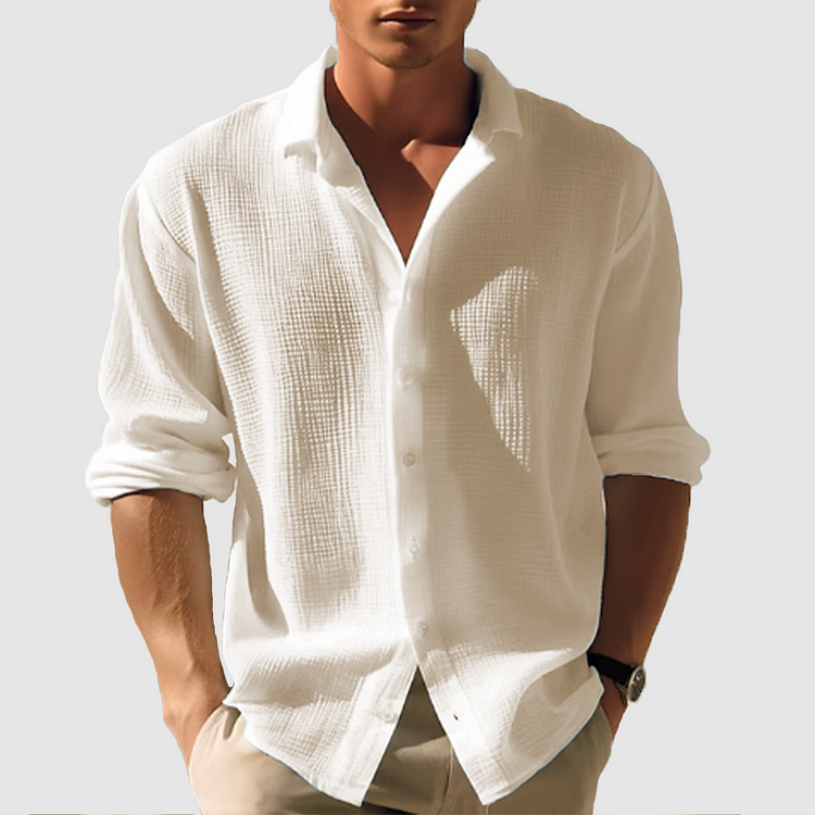 Niels | Men's Casual Summer Shirt for Comfort and Style-Metro Lane Plaza