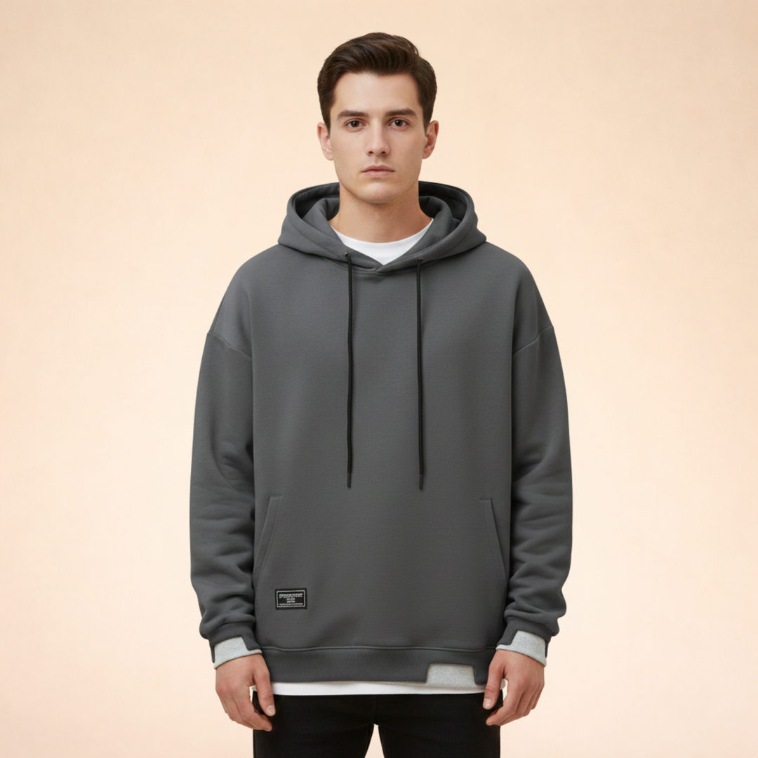 Brandon | Men's Cozy Timeless Hoodie-Metro Lane Plaza