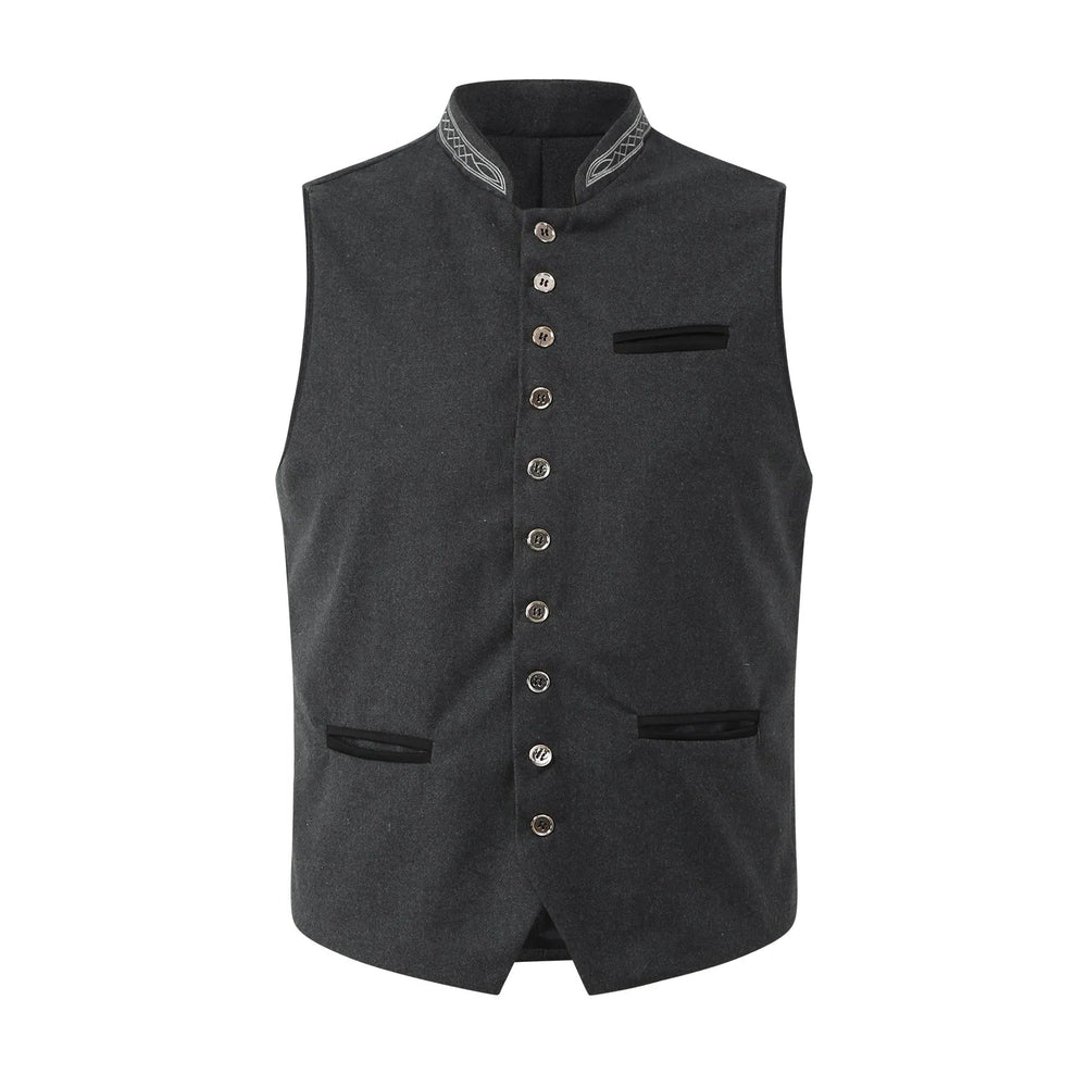 Arvon | Stylish Men's Traditional Slim Fit Vest-Metro Lane Plaza